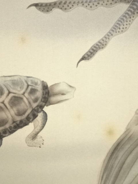 掛け軸　亀と書　骨董品　古美術　美術品　レトロ 掛け軸 亀と書 骨董品 古美術 美術品 レトロの通販はau PAY マーケット